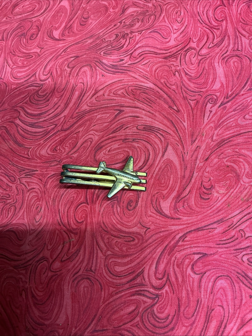 Vintage 1940s Hickok USA Aviation Tie Clip - Men Accessories